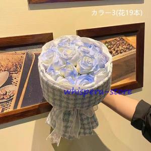 ブーケ バラ 造花 アレンジメント 薔薇 誕生...の詳細画像3