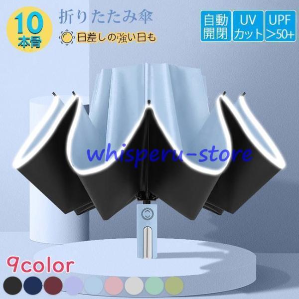 折りたたみ傘 雨傘 晴雨兼用 折り畳み傘 傘 ワンタッチ 自動開閉 撥水加工 大きい 日傘 梅雨対策...