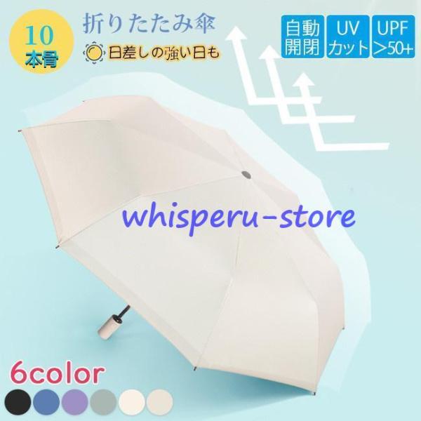 折りたたみ傘 雨傘 晴雨兼用 折り畳み傘 傘 ワンタッチ 自動開閉 撥水加工 大きい 日傘 梅雨対策...