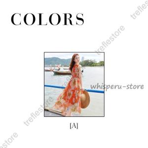 リゾートワンピース 旅行 夏 サマードレス リ...の詳細画像2