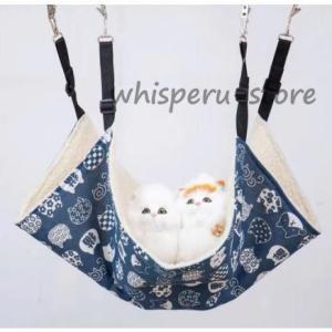 猫 ハンモック ベッド ペットベッド 洗える マット 夏 秋 冬 ゲージ キャット 小動物 大判 防...