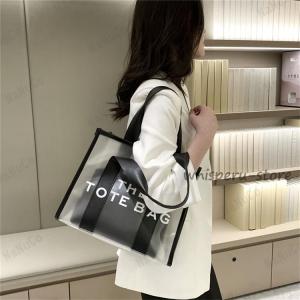 トートバッグ レディース 軽い 小さめ ビニー...の詳細画像2