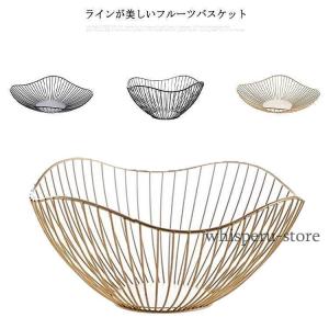 フルーツバスケット フルーツボウル 丸型 ワイヤ...の商品画像