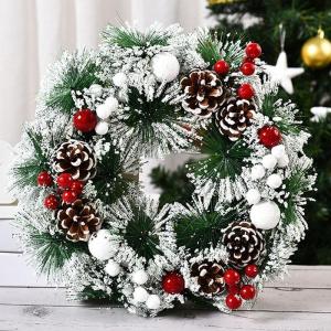 クリスマスリース 選べる5種類 直径約23cm...の詳細画像3