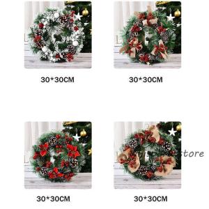クリスマスリース クリスマス飾り付け 壁掛け飾...の詳細画像2
