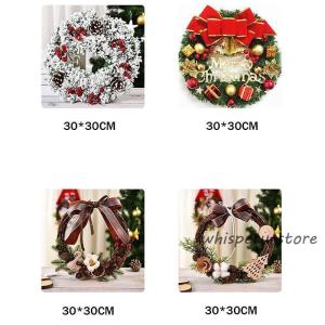 クリスマスリース クリスマス飾り付け 壁掛け飾...の詳細画像3