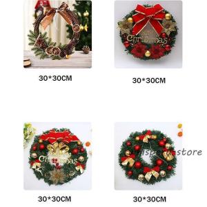 クリスマスリース クリスマス飾り付け 壁掛け飾...の詳細画像4