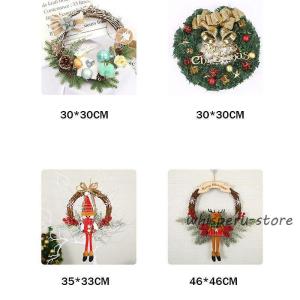 クリスマスリース クリスマス飾り付け 壁掛け飾...の詳細画像5