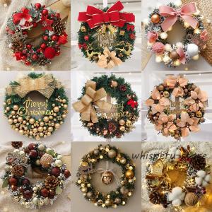 クリスマスリース ドライフラワー ウッドフラワ...の詳細画像1