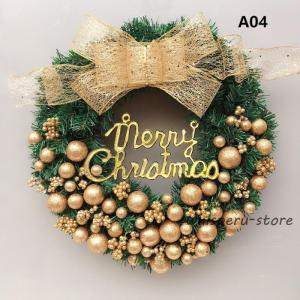 クリスマスリース ドライフラワー ウッドフラワ...の詳細画像5