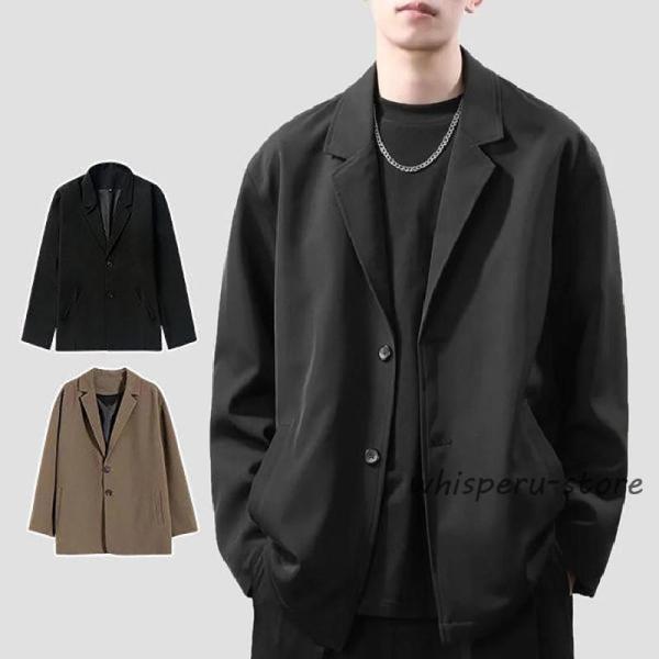 テーラードジャケット メンズ ジャケット カジュアルジャケット カジュアル お兄系 ストリート 大き...