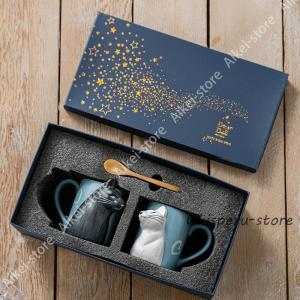 キスペアマグ セット マグカップ ねこアニマル ギフト食器 かわいい プレゼント お祝い お返し お礼 贈物 スプーン付 大さめ おしゃれ コージー コップ カップ