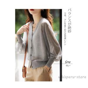 レディース uv 接触冷感 uvカット カーデ...の詳細画像3
