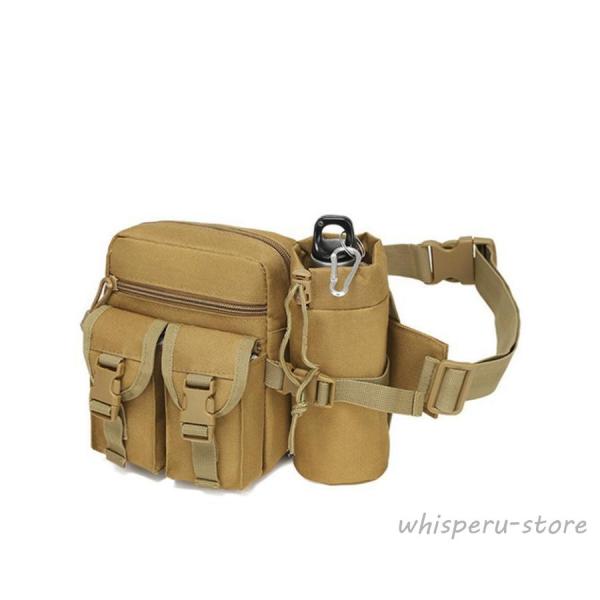 フィッシングバッグ 防水 ロッドホルダー 釣りバッグ ウエストバッグ ウエストポーチ ルアー