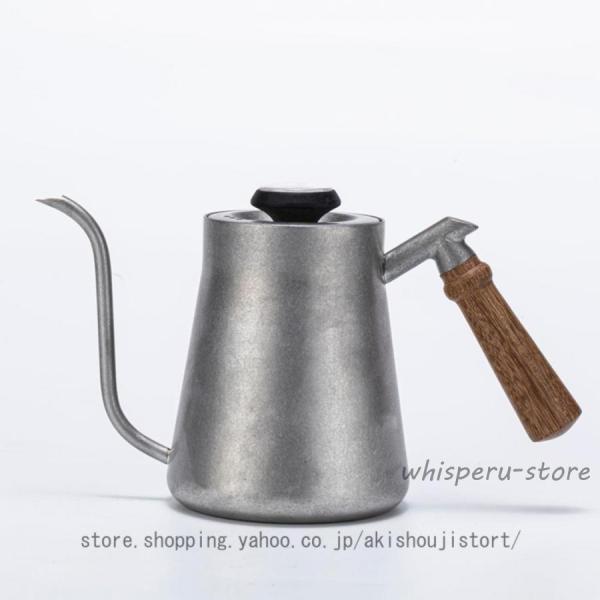 ドリップポット アウトドア IH 直火 対応 コーヒー グッズ ケトル ステンレスケトル コーヒーケ...