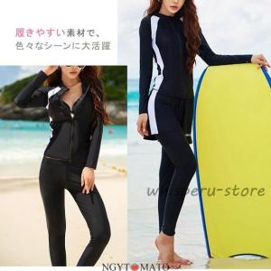 水着 レディース フィットネス水着 女性 カッ...の詳細画像4