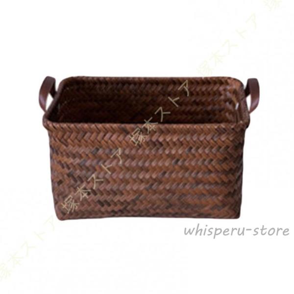 収納ボックス 大きい ふた付き 籠 蓋付き おしゃれ 北欧風 収納かご 収納ケース 収納かご 籐編み...