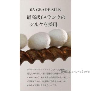 枕カバー シルク100% 級6A 16匁シルク...の詳細画像1
