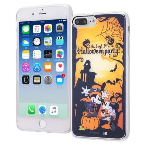 iPhone8 Plus ケース ディズニー iPhone7 Plus ケース ディズニー ハロウィン TPUケース + 背面パネル 『 ディズニーハロウィン 1』 disney_y