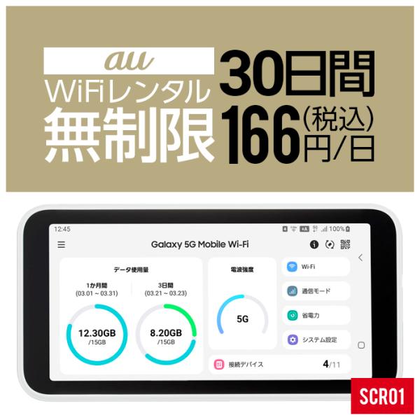 レンタル wifi 無制限 30日 1ヵ月 即日発送 契約不要 SoftBank ドコモ au ポケ...