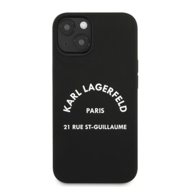 KARL LAGERFELD 公式 ライセンス 背面 iPhone 13 シリコンケース カール ラ...
