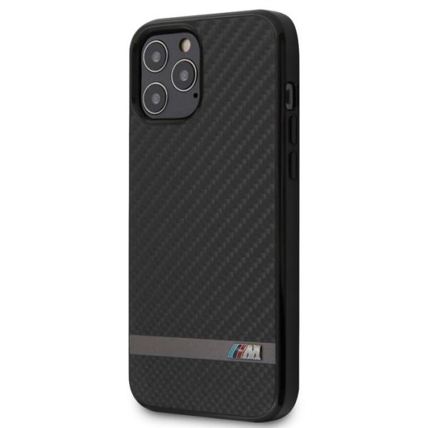 BMW 公式ライセンス品 iPhone12ProMax ケース リアルカーボン ハードケース カーボ...