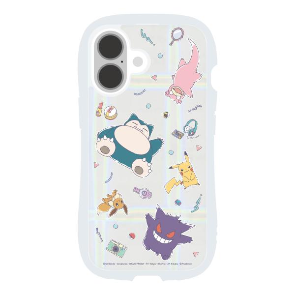 iPhone 16 ケース キャラクター ポケモン ピカチュウ イーブイ ゲンガー カビゴン ヤドン...