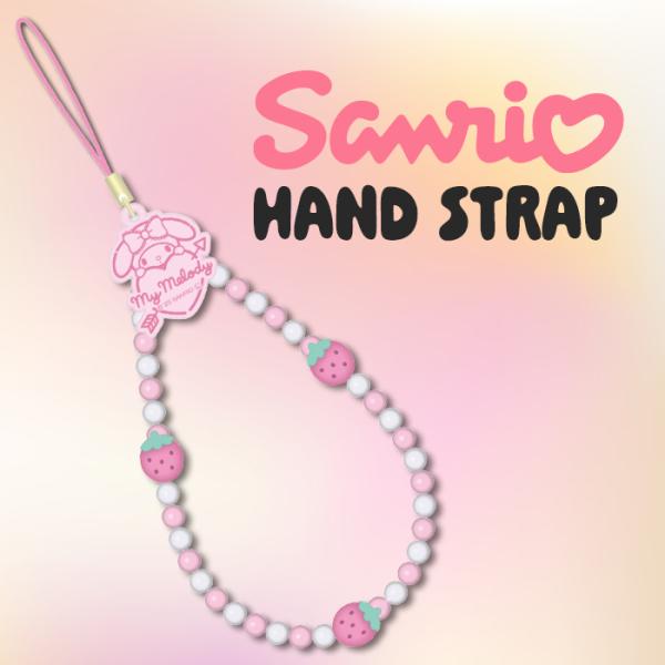マイメロディ サンリオ ストラップ かわいい ハンドストラップ スマホ 携帯 アクセサリー おしゃれ...