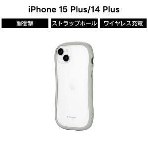 iPhone 15 14 Plus ハイブリッドケース スターライト 背面クリア