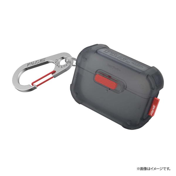 AirPods Pro 2 ケース 耐衝撃 かっこいい カラビナ 衝撃吸収 TPU ハイブリッド A...