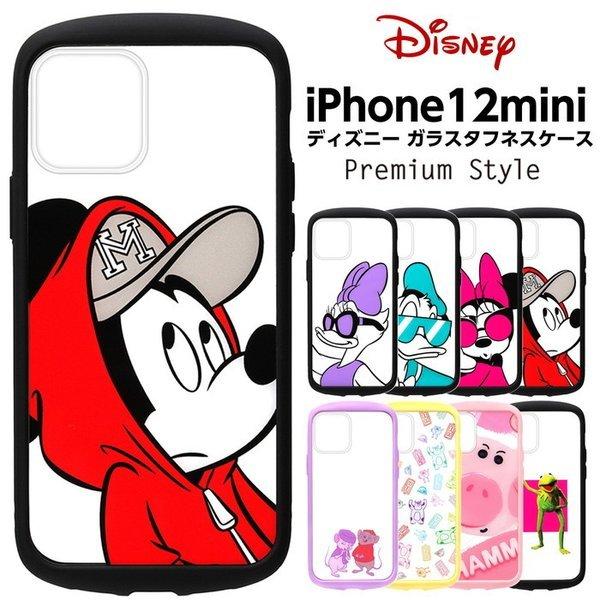 iPhone12mini ケース ディズニー Premium Style ガラスタフケースミッキー ...