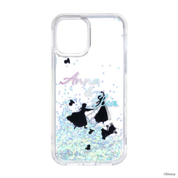 iPhone12 mini ケース グリッター アナと雪の女王 ディズニー キャラクター iphon...