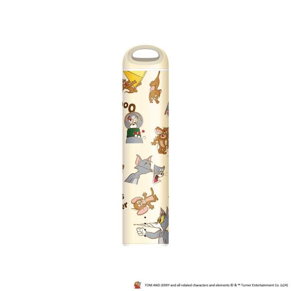 モバイルバッテリー トムとジェリー 3000mAh スティック型 軽量 コンパクト 2台同時充電 パ...