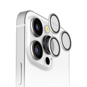 iPhone16Pro カメラフィルム カメラカバー カメラレンズプロテクター シルバー
