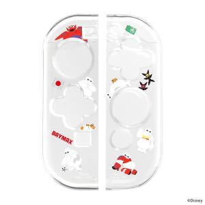 Switch コントローラー カバー ベイマックス ディズニー PGA ソフトカバー TPU クリア 有機ELモデル 保護カバー キズ防止 衝撃吸収 スイッチ 任天堂 Nintendo