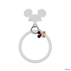 ディズニー ミッキー ハンドストラップ キャラクター 推し おしゃれ シリコン素材 ストラップホルダー付 ミッキーマウス