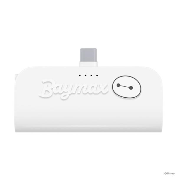 USB Type-C 直挿しモバイルバッテリー 5,000mAh ベイマックス ディズニー 持ち運び...