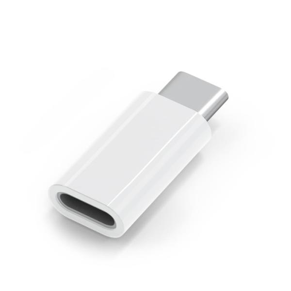Lightning to USB Type-C 変換アダプタ ホワイト 高速充電対応 USB PD ...