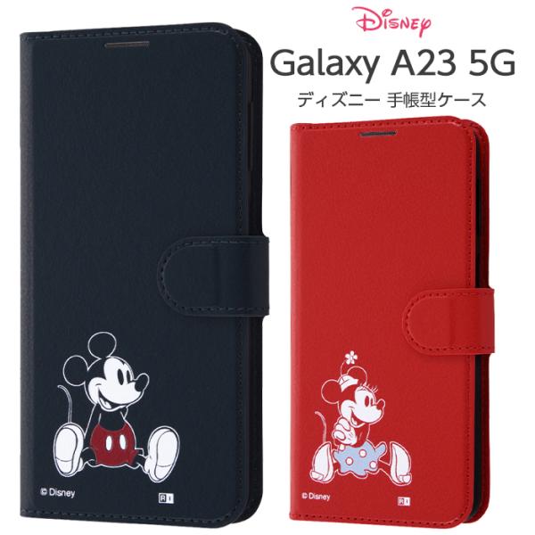 Galaxy A23 5G 手帳型 ディズニー GalaxyA235G マグネット 耐衝撃 カバー ...