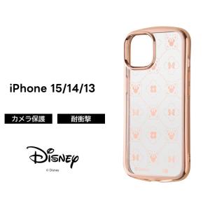 Disney（ディズニー） iPhone 15 ケース ミニー ミニーマウス クリア