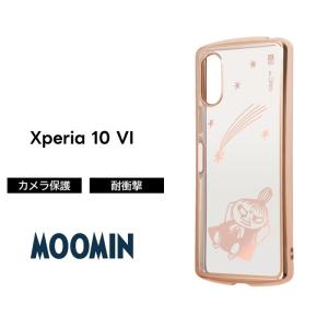 Xperia 10 VI ケース クリア メタリック シルバー Xperia10VI SO-52E