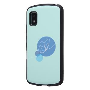 AQUOS wish カバー ケース 耐衝撃 衝撃に強い 保護 傷に強い シンプル くすみカラー かわいい アウトドア 頑丈 ハード ソフト SHG06 au Mia 蝶 ライトブルー｜white-bang