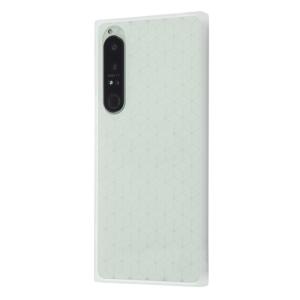 Xperia 1 IV ケース SOG06 SO-51C カバー 耐衝撃 ソフトケース スマホケース 無地 シンプル スクエア KAKU マット クリア｜white-bang