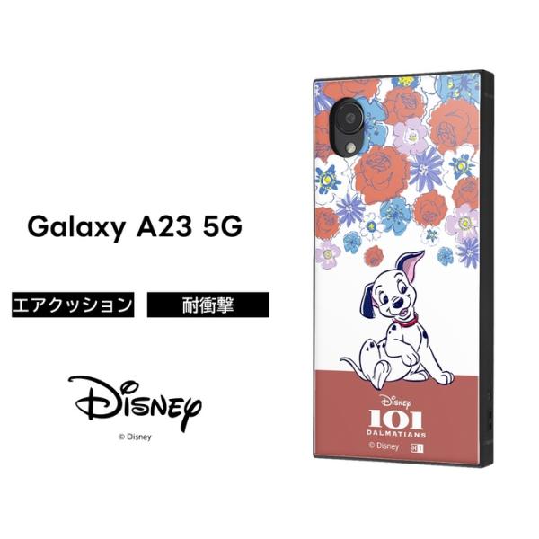 GalaxyA23 101匹わんちゃん ケース 耐衝撃 Galaxy A23 5G スクエア 耐衝撃...