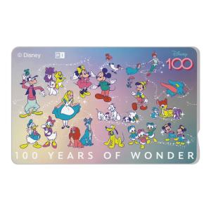 ディズニー グッズ 100周年 限定 Disney 100 ICカードステッカー