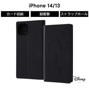 Disney（ディズニー） iPhone 15 ケース ミッキー ミッキーマウス 手帳