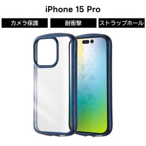 ray-out（レイアウト） iPhone 15 Pro ケース クリア メタリック