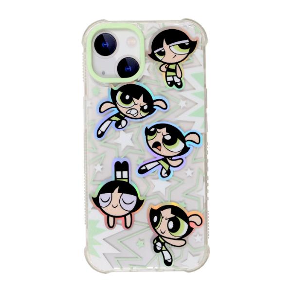 iPhone15Pro ケース パワーパフガールズ バターカップ かわいい SKINNYDIP クリ...