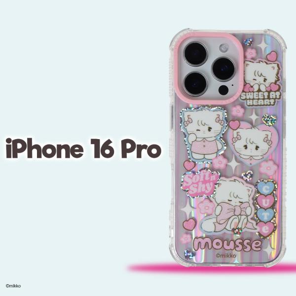 iPhone 16 Pro ケース SKINNYDIP Lil ala mode LA ムース ピン...