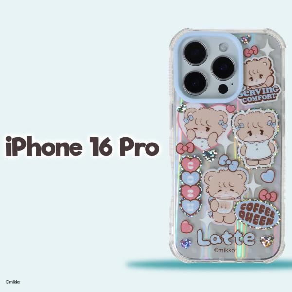 iPhone 16 Pro ケース SKINNYDIP Lil ala mode LA ラテ ブルー...